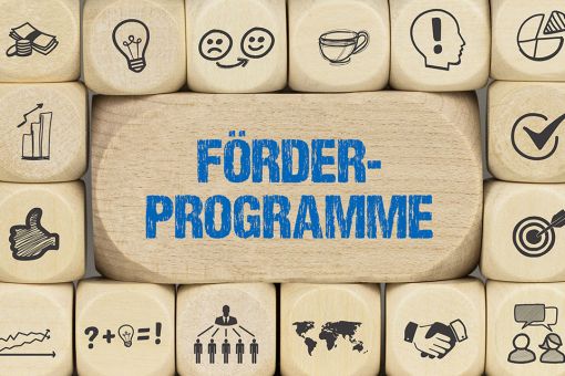 Foto: Schriftzug Förderprogramm
